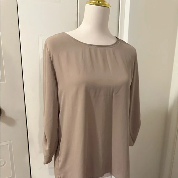 Sweet Rain Large Beige Blouse - Picture 3 of 6